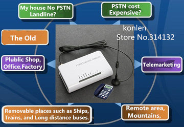 Passerelle gsm 3g 4g 2 lignes adaptateur pour telephone fixe filaire ll-b2021 relais transformateur ECLATS DESTOCKAGE