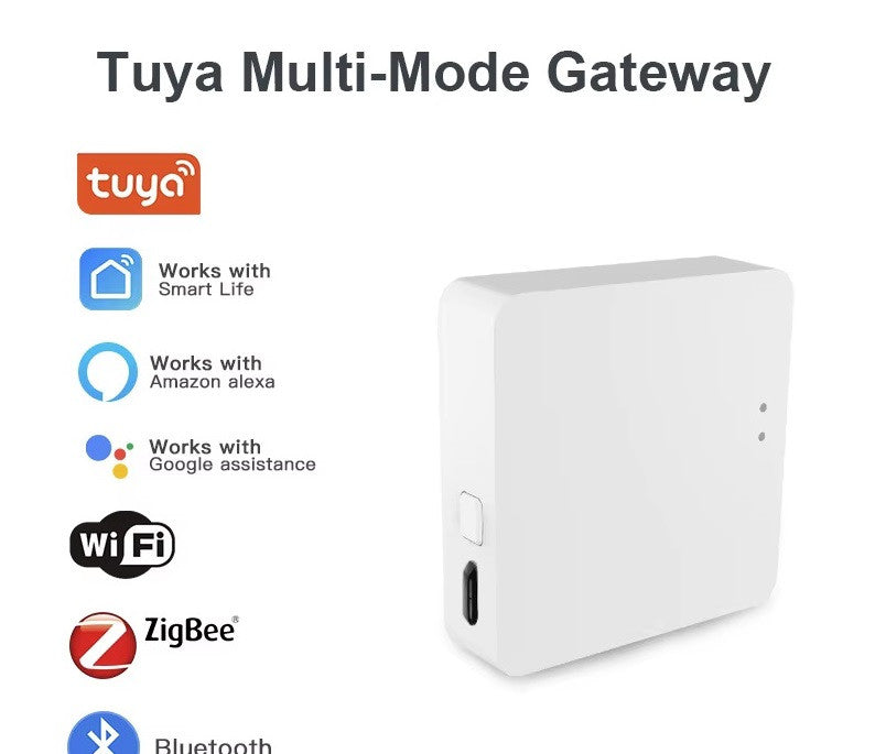 Passerelle sans fil Tuya zigbee multimode filaire télécommande Bluetooth Mesh Smart Life google ECLATS DESTOCKAGE