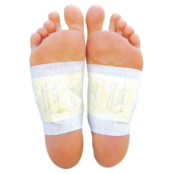 Patch détox plantaire lot de 10pcs  5 paires elimination des toxines pendant votre sommeil ECLATS DESTOCKAGE