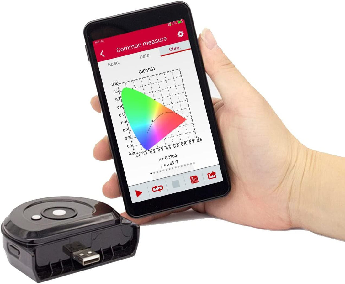Photomètre professionnel éclairement des couleurs appareil de mesure de la température Spic-300aw ECLATS DESTOCKAGE