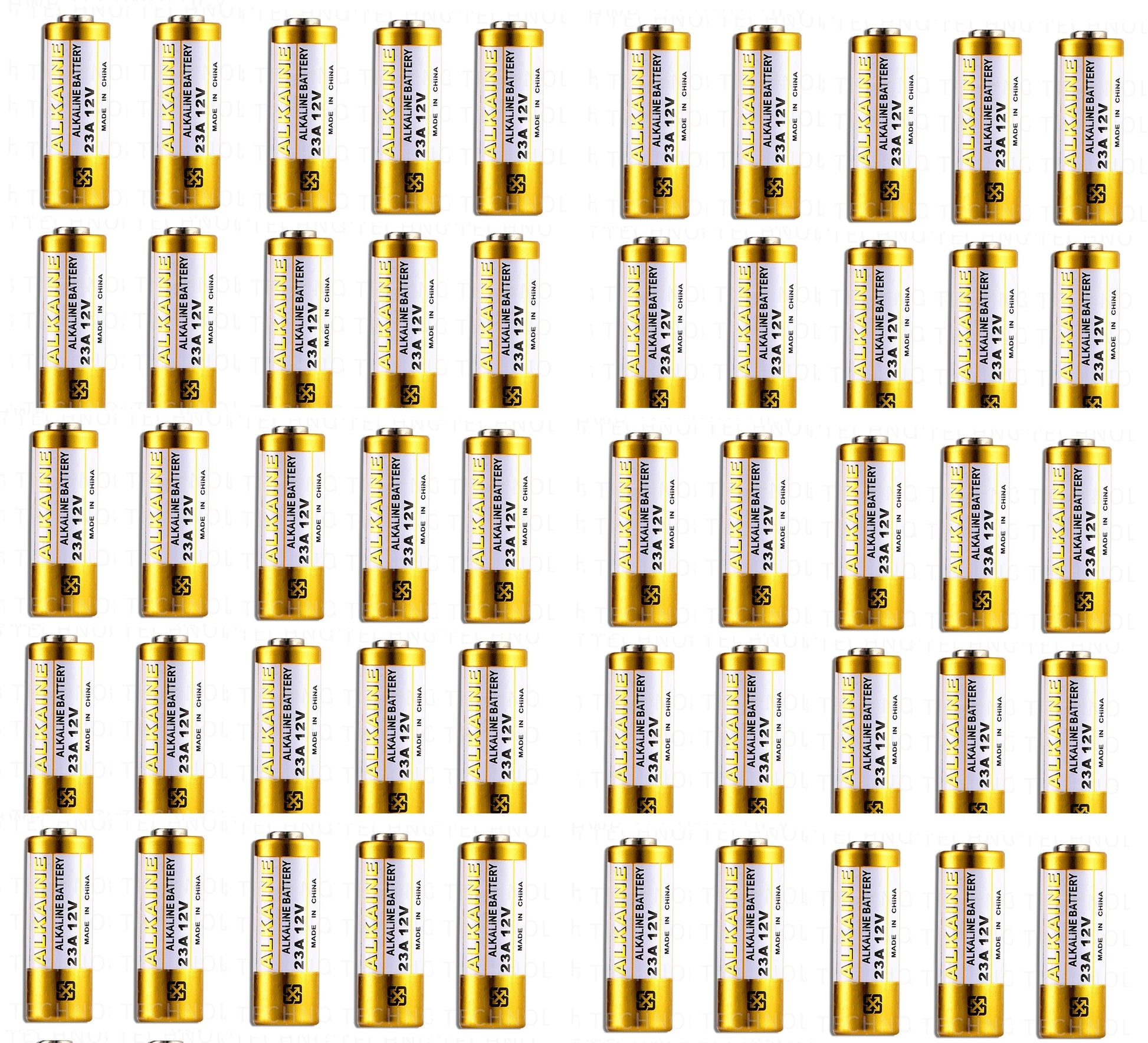 Pile electrique 12v alcaline lr23 33mah (50pcs) lr23a 23a gp23 alcalines alimentations alimentation ECLATS DESTOCKAGE