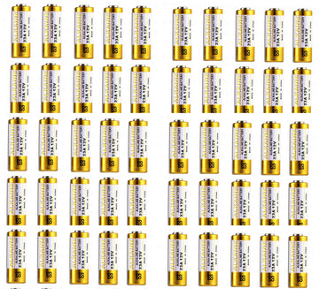 Pile electrique 12v alcaline lr23 33mah (50pcs) lr23a 23a gp23 alcalines alimentations alimentation ECLATS DESTOCKAGE
