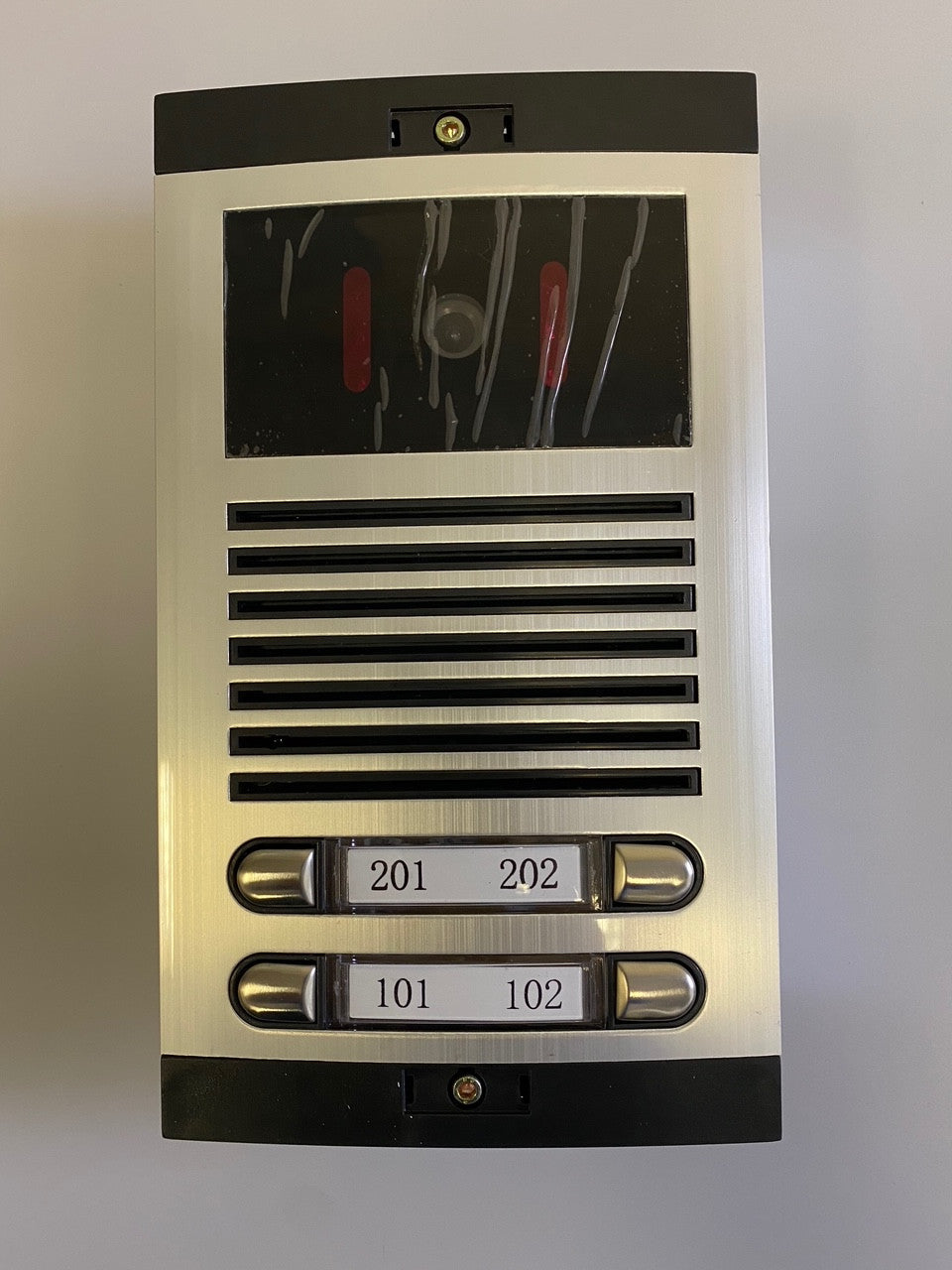 Platine camera interphone 4 boutons style m10c4 scs sentinel - ECLATS DESTOCKAGE