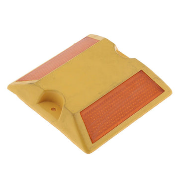 8 Plot routier plastique reflecteur double à coller rétro-réfléchissant se91 balisage route securite ECLATS DESTOCKAGE
