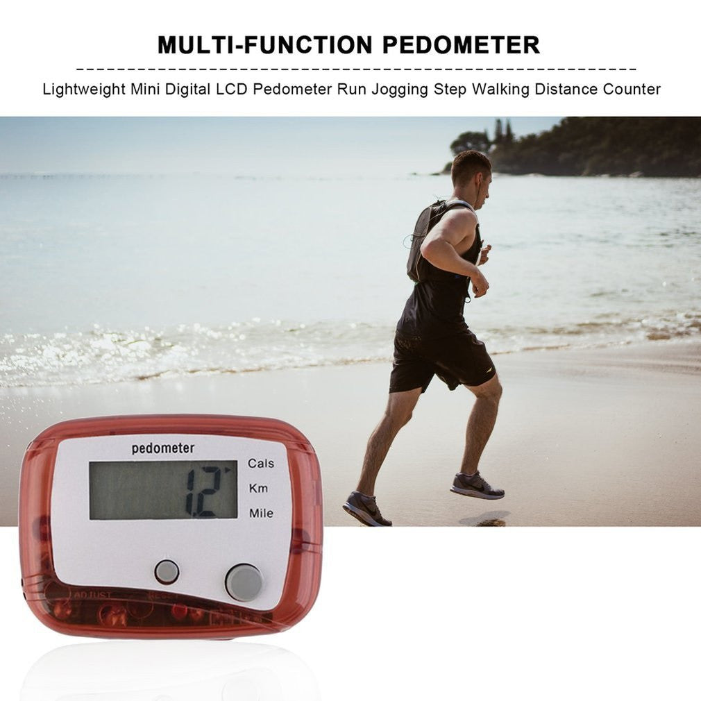 Podometre pedometre Numerique Compteur de distance de marche de pas et de Calories 5 digit Precis ECLATS DESTOCKAGE