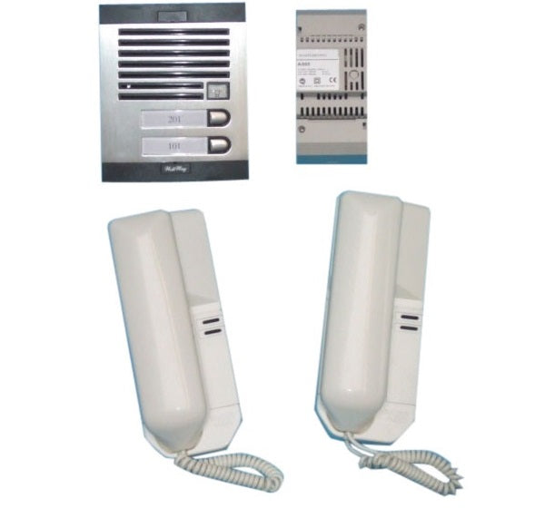 Portier audio 2 combines interphone phonique immeuble collectif ECLATS DESTOCKAGE