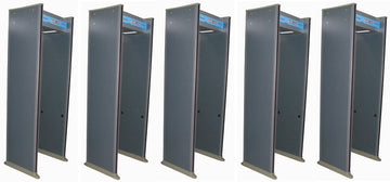 5 Portiques detecteur metaux 6 zone etanche pour exterieur aeroport comptage securite exposition cirque ECLATS DESTOCKAGE