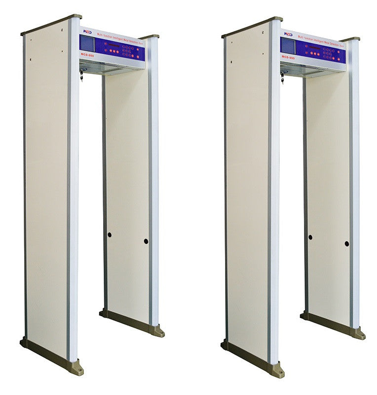 2 Portique detection metal 8 zones etanche gare grand magasin metro aeroport securite ecole ECLATS DESTOCKAGE