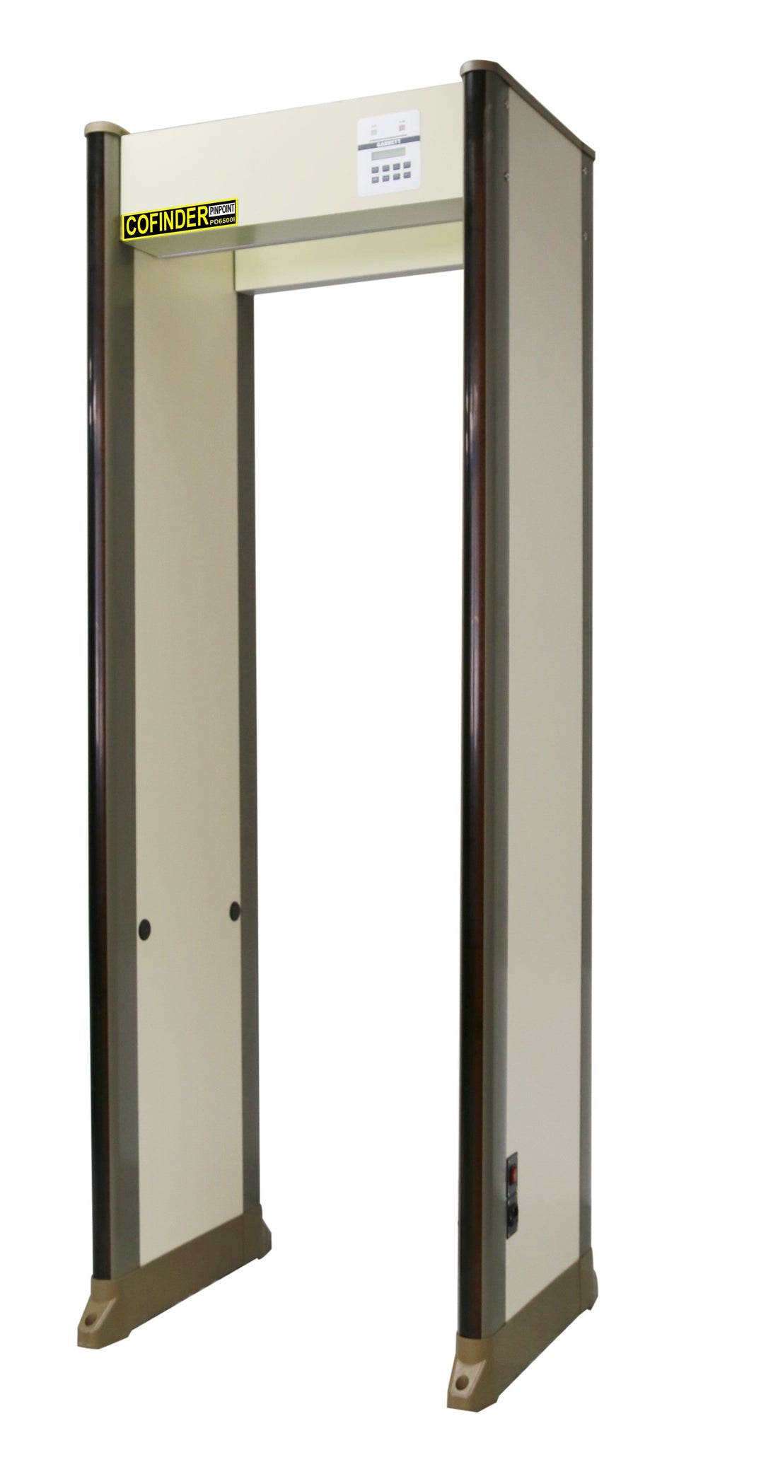 Portique securite detecteur de metaux 33 zones PD2000 aeroport banque hopital gare magasin ECLATS DESTOCKAGE