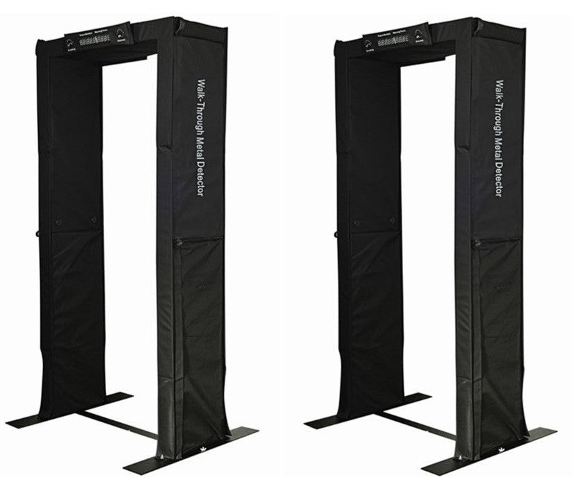 2 Portiques securite portable demontable detection metal gare aeroport magasin zk-800 ECLATS DESTOCKAGE