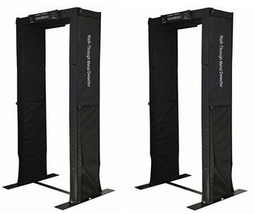 2 Portiques securite portable demontable detection metal gare aeroport magasin zk-800 ECLATS DESTOCKAGE