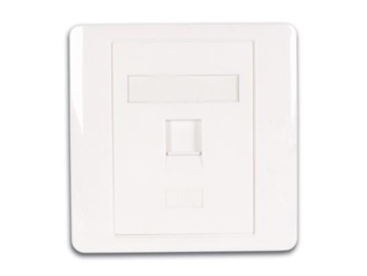 Prise murale informatique cat5e modulaire 8p8c rj45 reseau ethernet telephonie cwp01 ECLATS DESTOCKAGE