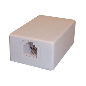 Prise murale saillie modulaire rj11 6p4c tcu10 bornier a fil telephone equipement telephonique - ECLATS DESTOCKAGE