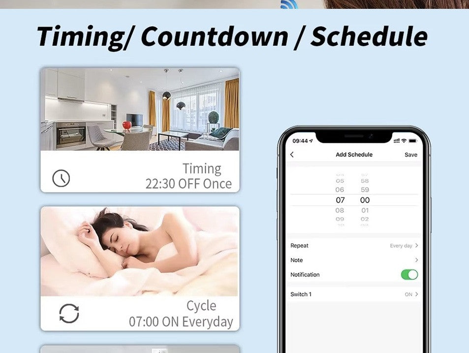 Prise wifi cpl intelligent interrupteur eclairage climatisation iPhone ECLATS DESTOCKAGE