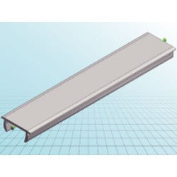 Profil de recouvrement noir pour rainure longuer 2,5 m haap-141112 ECLATS DESTOCKAGE