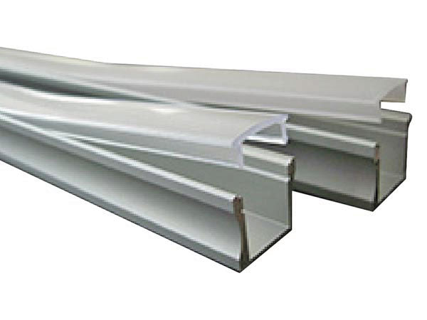 Profile en aluminium pour eclairage lumiere flexibles led 2m chlap1 ECLATS DESTOCKAGE