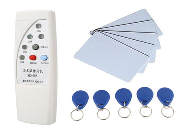 Programmateur 5 carte proximité 6 tag RFID 125KHz copieur duplicateur em4100 em4305 T5577 + 6 cartes ECLATS DESTOCKAGE