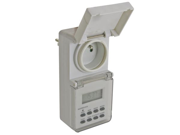 Programmateur hebdomadaire e305wo 220v etanche ip44 230v minuteur electrique horaire minuterie ECLATS DESTOCKAGE