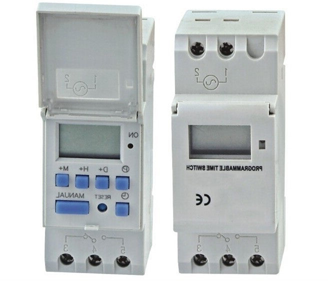 Programmateur hebdomadaire numérique alimentation sortie 1 x commutateur-inverseur ECLATS DESTOCKAGE