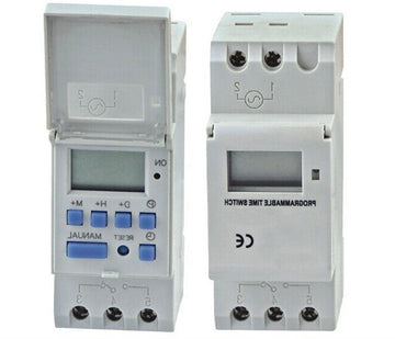 Programmateur hebdomadaire numérique alimentation sortie 1 x commutateur-inverseur ECLATS DESTOCKAGE