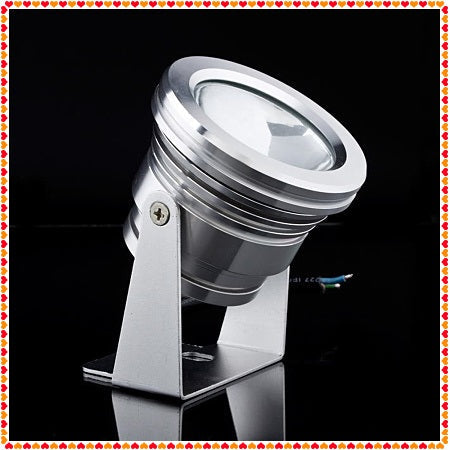 Projecteur 10w led rgb lumiere eclairage spot etanche exterieur lampe ampoule ip65 telecommande ECLATS DESTOCKAGE