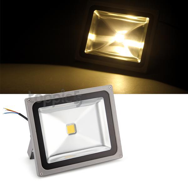 Projecteur 50w led lampe panneau eclairage blanc chaud ip65 piscine extérieur ECLATS DESTOCKAGE
