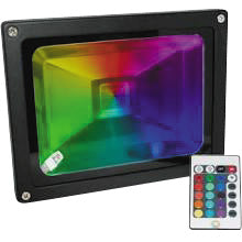Projecteur a led spot smd 20w rgb avec mémoire 110v 220v lampe étanche ip65 extérieur ECLATS DESTOCKAGE