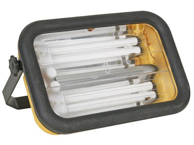 Projecteur de chantier 220v + 2 ampoules pl-l 18w  70w ewl12 eclairage lumiere ECLATS DESTOCKAGE