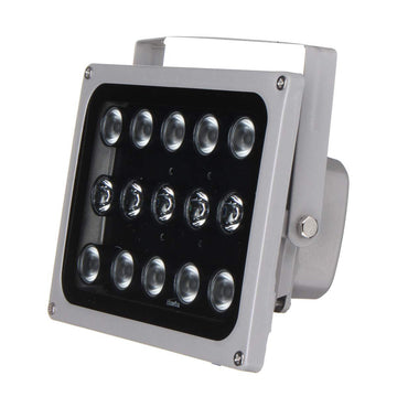 Projecteur Infrarouge Étanche IP65 12v 15 LED 50m Illuminateurs Lumière Lampe Vision Nocturne Pour CCTV ECLATS DESTOCKAGE