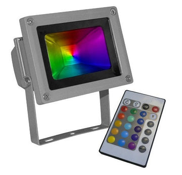 Projecteur led spot 10w80w rgb rouge vert jaune bleu 110v 220v extérieur étanche ECLATS DESTOCKAGE
