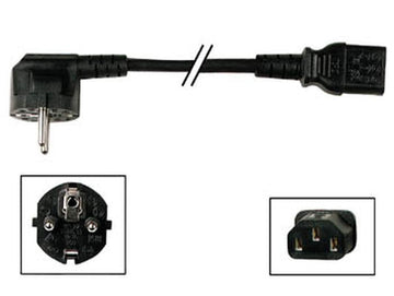 Prolongateur electrique cable ordinateur netsnoer 2m mâle schuko femelle iec us cordon secteur ECLATS DESTOCKAGE