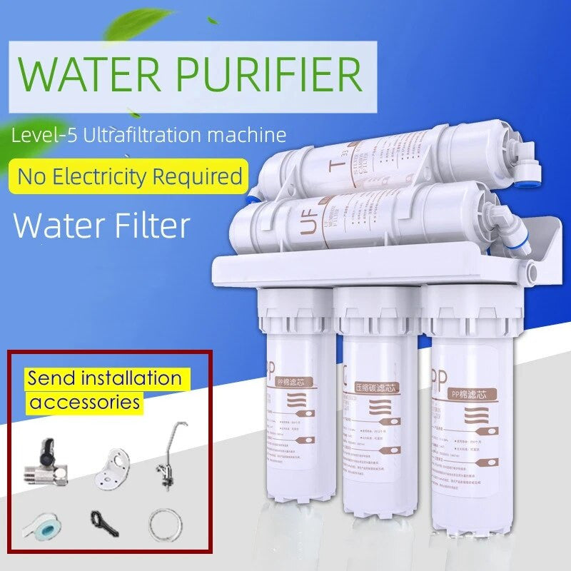 Purificateur eau niveau 5 + robinet de cuisine + 5 filtres pour la maison ultrafiltration 180L heure ECLATS DESTOCKAGE