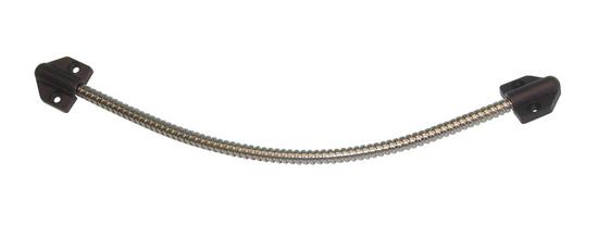 Raccord flexible chrome de porte pour cable alarme gaine metallique mpt30 ECLATS DESTOCKAGE