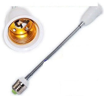 Rallonge 30cm douille orientable e27 male vers culot e27 femelle ampoule culot 12v 220v ECLATS DESTOCKAGE