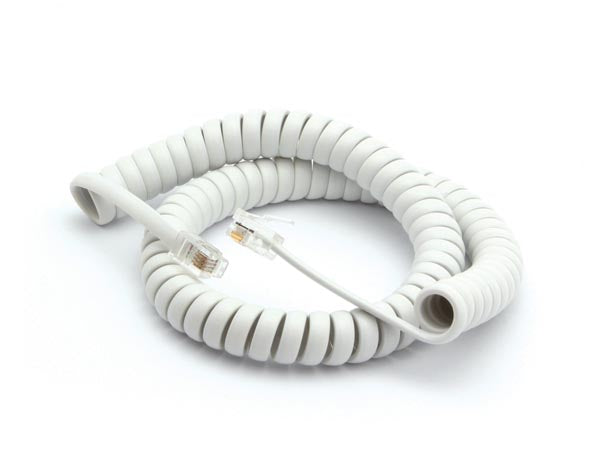 Rallonge 3m spiralee rj09 vers rj09 4p4c tcu374 electricite branchement tcu374 ECLATS DESTOCKAGE
