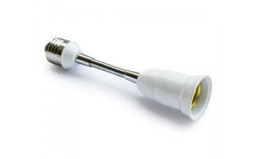 Rallonge extension orientable douille e27 male vers culot e27 femelle support ampoule 12v 220v ECLATS DESTOCKAGE