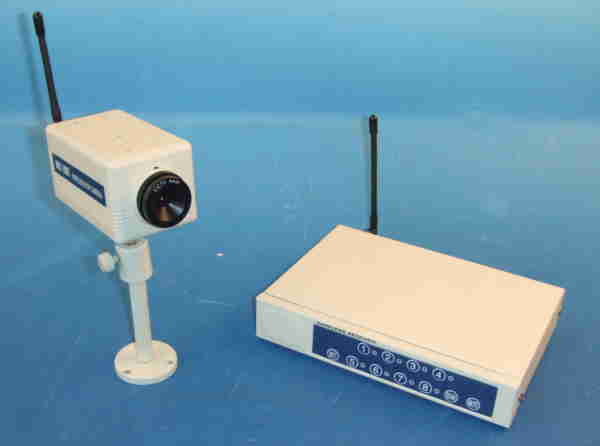 Recepteur camera audio/video noir et blanc n/b sans fil - ECLATS DESTOCKAGE