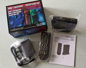 Recepteur decodeur tnt entree peritel bloc secteur telecommande dvbtr2 ECLATS DESTOCKAGE