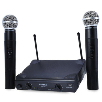Recepteur hf 2 microphones sans fil vhf 170mhz 190mhz 30/130m PGX58 ECLATS DESTOCKAGE