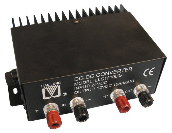 Réducteur 24v/12v 10 ampères convertisseur tension 24v 12v 10a cbh rt-10 48357 - ECLATS DESTOCKAGE
