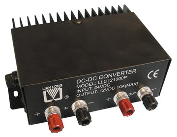 Réducteur 24v/12v 10 ampères convertisseur tension 24v 12v 10a cbh rt-10 48357 - ECLATS DESTOCKAGE
