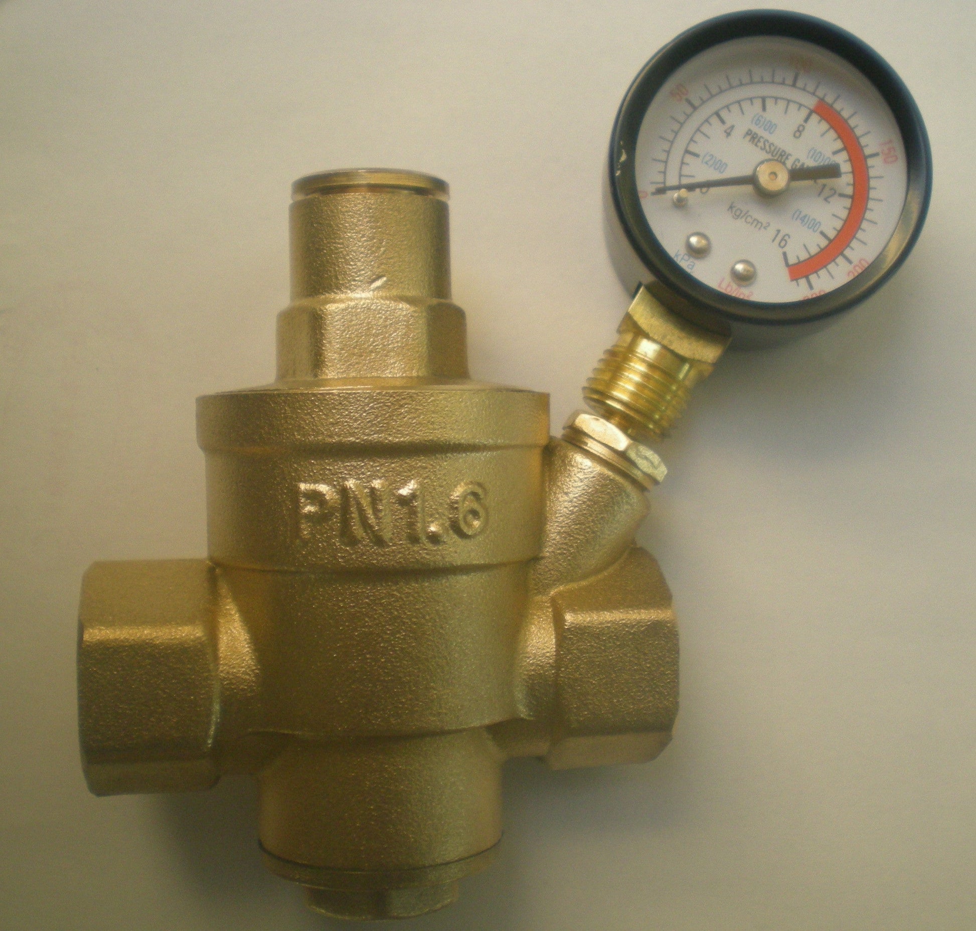 Réducteur limiteur pression eau 1/2 ff 15/21 dn15 manometre détendeur regulateur valve essence gaz ECLATS DESTOCKAGE
