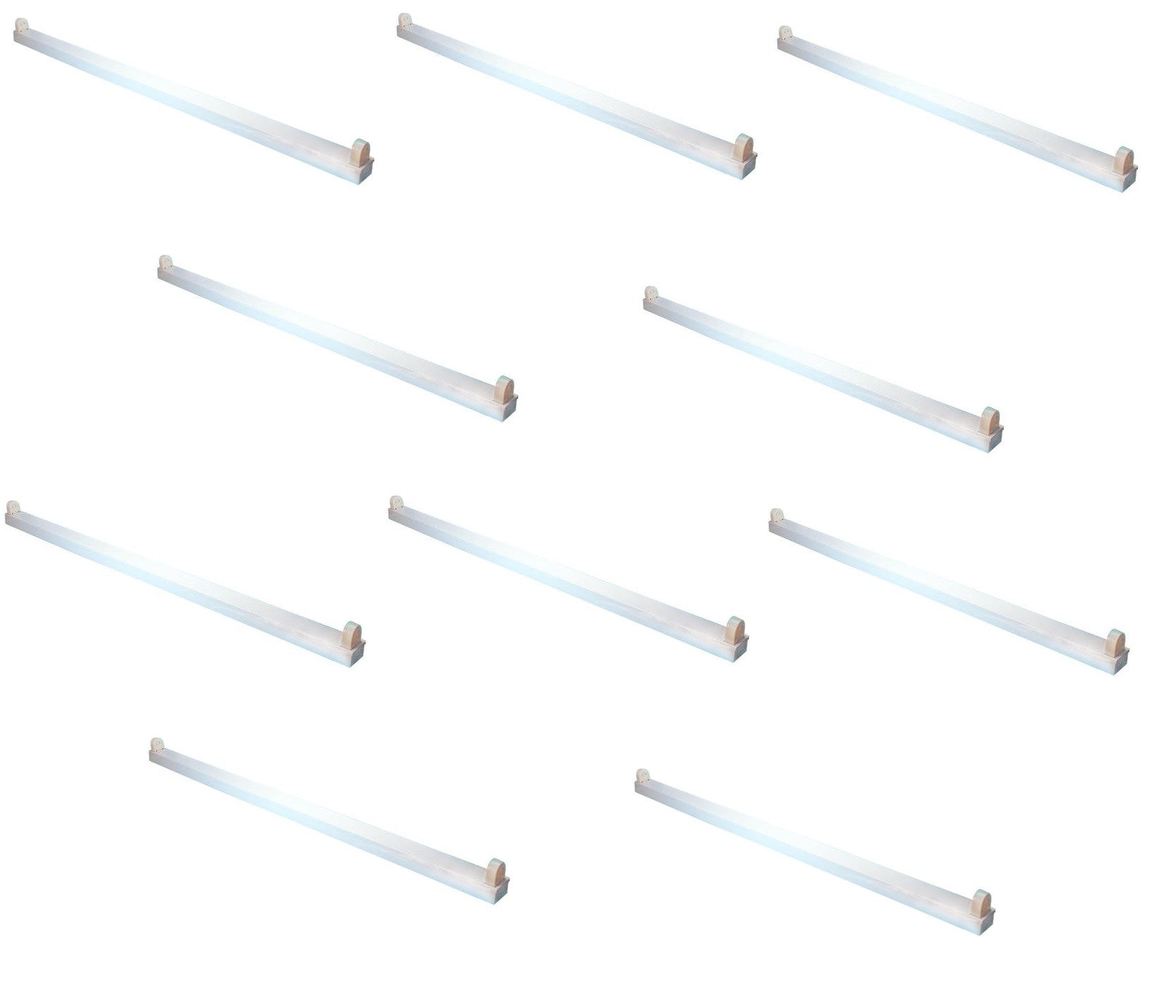 10 Reglette fluorescente 36w 40w 1.20m eclairage ampoule tube fluo lumiere vdl120rf ECLATS DESTOCKAGE
