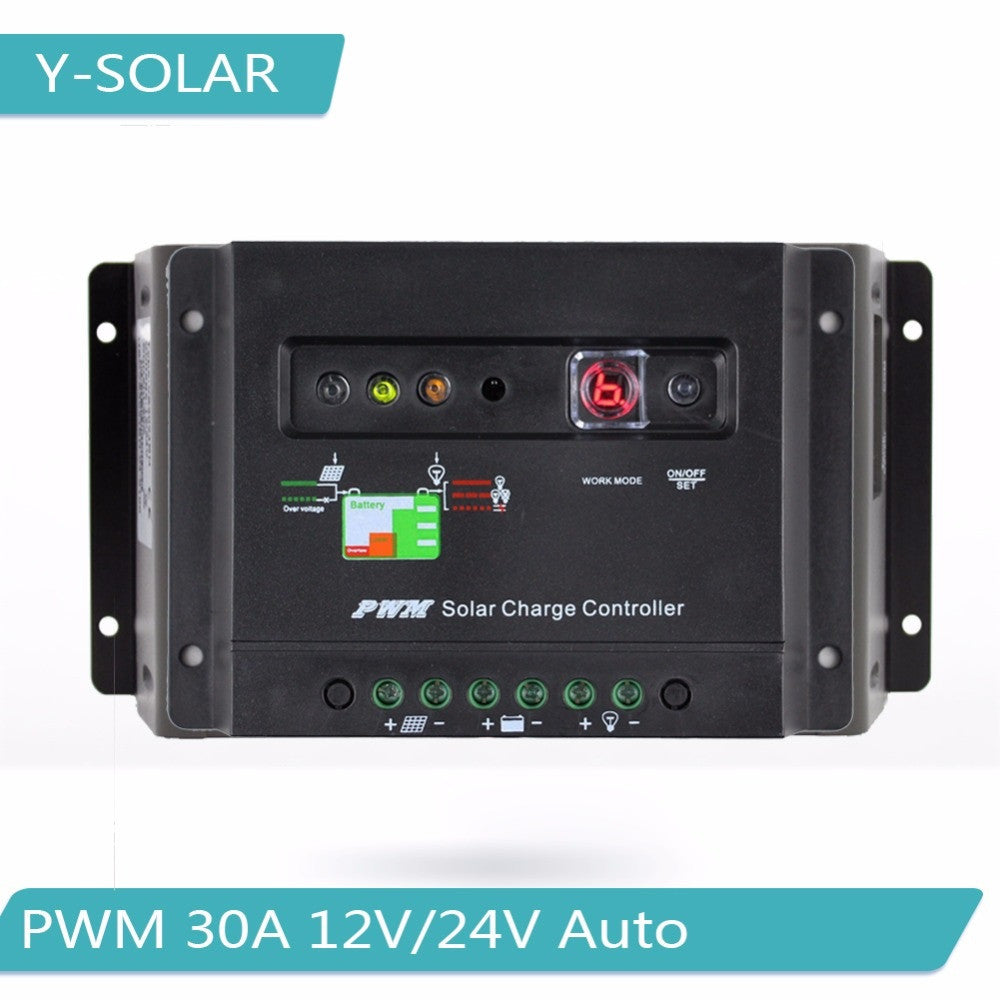 Regulateur charge 30a 12v 13vcc 24v auto pwm cellule solaire controleur courant regulation ECLATS DESTOCKAGE