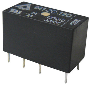 Relais 12v miniature electrique 2 contacts no nf 1a 2a 3a 12vcc 941 2c 12v dc nf 2no ECLATS DESTOCKAGE