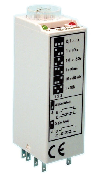 Relais 12v temporisé 10a 10 sec 20 sec 1 min 3 min 10min 1h 2 no/nf 10a/250v ECLATS DESTOCKAGE