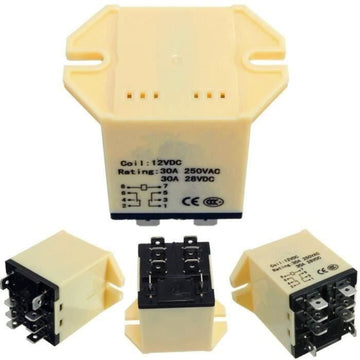 Relais de puissance 12v 30a JQX-12F-2Z DC 12V  8 broches ECLATS DESTOCKAGE