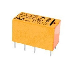 Relais dil 12v pcb 4078 2 x repos travail vr1d122c hrs2h-s-dc 8 pin 1a/30vcc 125vca ECLATS DESTOCKAGE