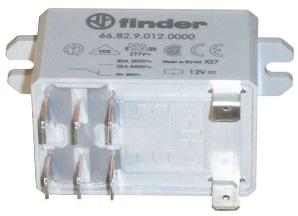 Relais finder 30a/250v 12v 2 rt rlf 6682 9012 serie 66 12vdc 30a 2 inverseurs 66.82.9.012.0000 ECLATS DESTOCKAGE