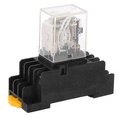 Relais lumiere 12v ca omron my3n-j my3nj hh53p pyf11a + support rail din automatisme portail avidsen 104765 ECLATS DESTOCKAGE